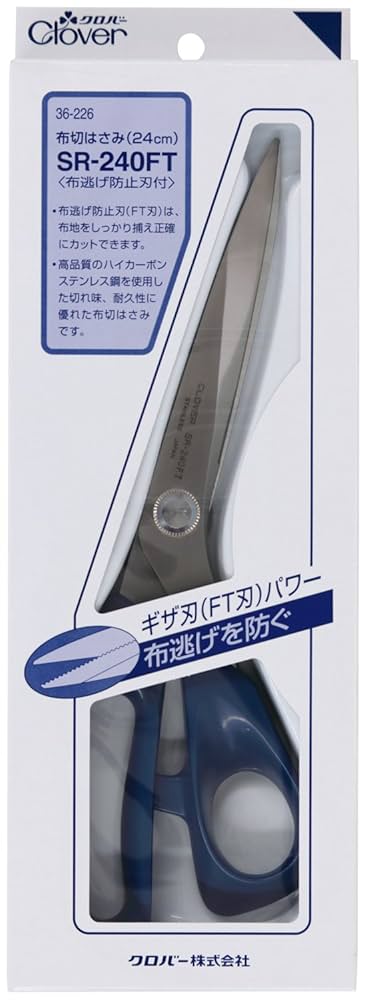 Amazon.co.jp: クロバー(Clover) Clover 布切はさみ SR-240FT